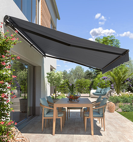 Zu den Gelenkarmmarkisen