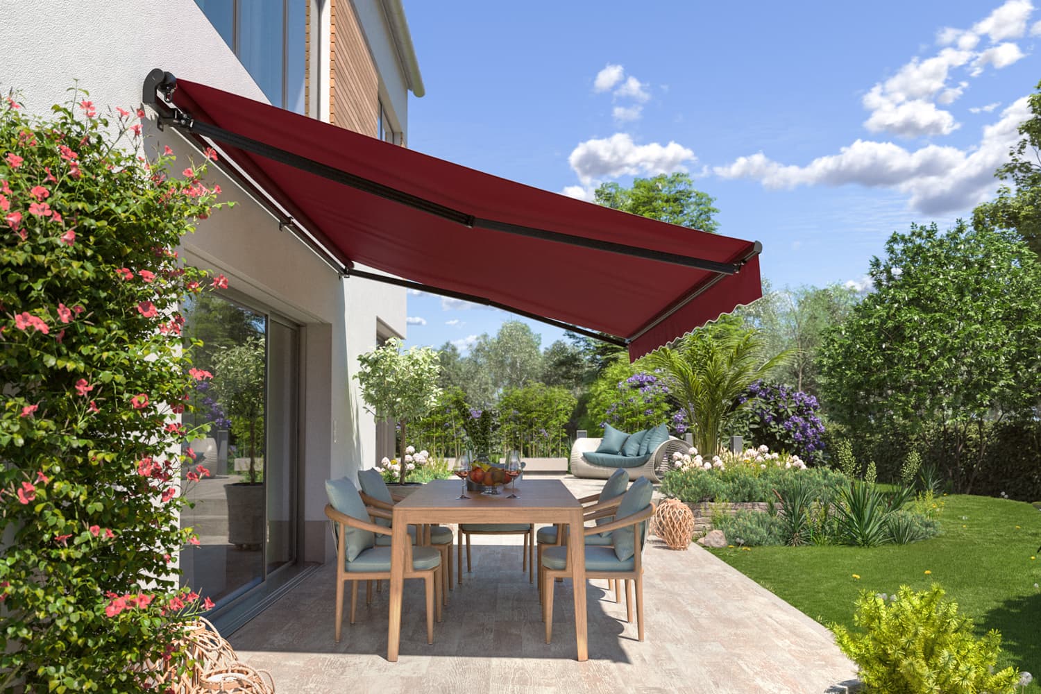 Gelenkarmmarkise "START", Gestell-Farbe Anthrazit