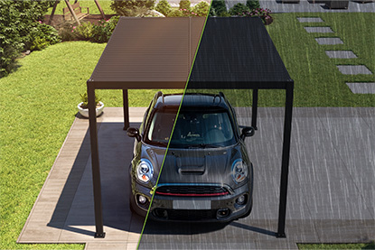 Pergola als Carport-Alternative