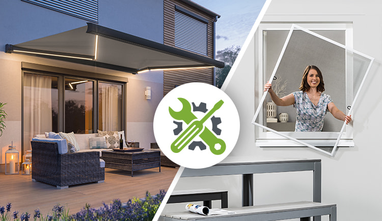 Ambiente Kassettenmarkise Anfertigung nach Maß