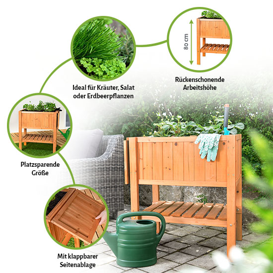 Besonderheiten des Hochbeets