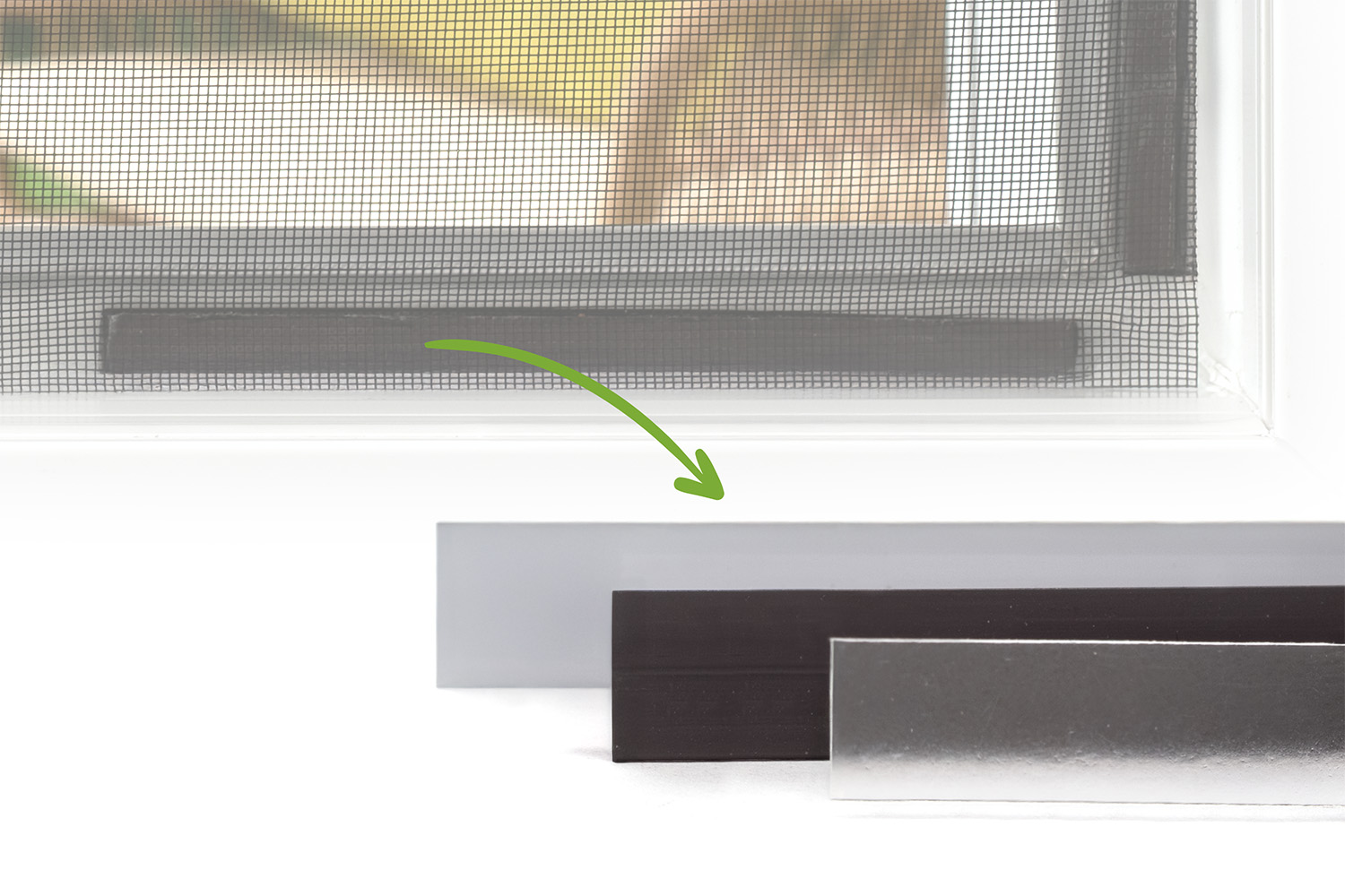 Zubehör-Set für Magnet-Insektenschutz, Magnet- Metall- & Abdeckstreifen