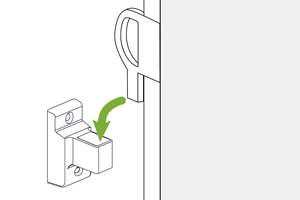 Befestigung der Halterung