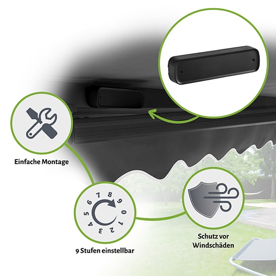 Besonderheiten des Erschütterungssensors