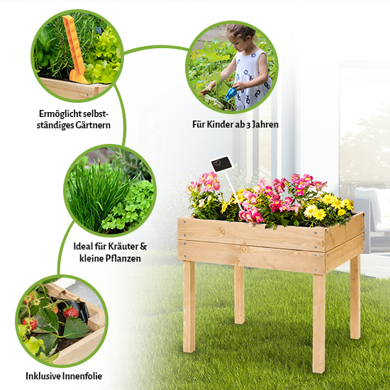 Besonderheiten des Hochbeets