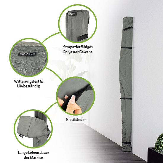 Besonderheiten der Schutzhülle