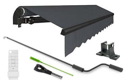 Lieferumfang der Markise