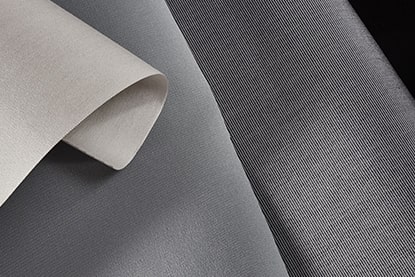 Grauer Markisenstoff